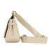 Amberley, &pound;350, Handbags, Cream/Green, Leather, Bottom view